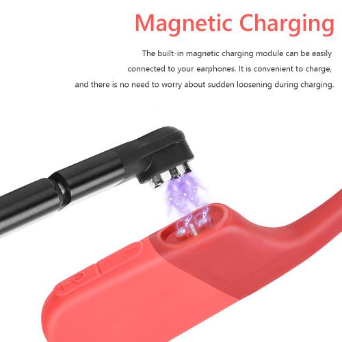 Chargeur D'écouteurs Magnétiques Coude À 90 Degrés Pour Adaptateur Lightning Accessoires Avec Trou De Lanière Pour After Shokz Aeropex As800