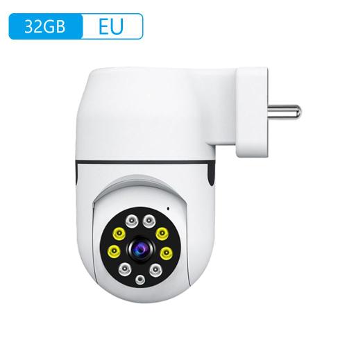 Caméra de Surveillance sans fil IP WiFi 2.4G 2MP/1080P, babyphone vidéo,  Audio bidirectionnel, avec Vision nocturne infrarouge et détection de  mouvement