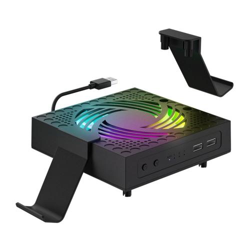 Ventilateur De Refroidissement Coloré Pour Xbox Series X, Console De Jeu, Contrôleur, Sauna, Téléphone, Support De Suspension, Touristes, Ports Usb, Religion Muette, Tout Neuf