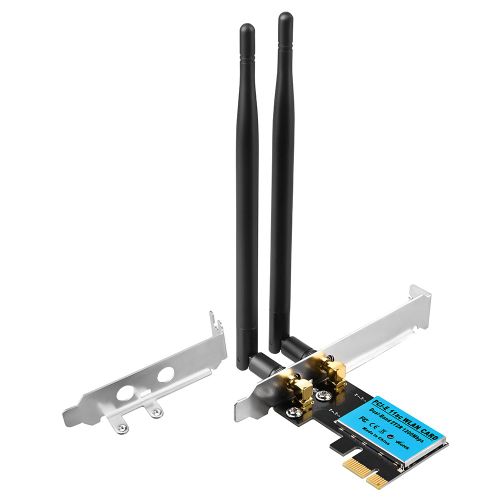 Carte réseau sans fil WiFi, récepteur WiFi, carte réseau sans fil, bande touristique, adaptateur dongle, PCIE 11ac, 1200m, 5G, 2.4G
