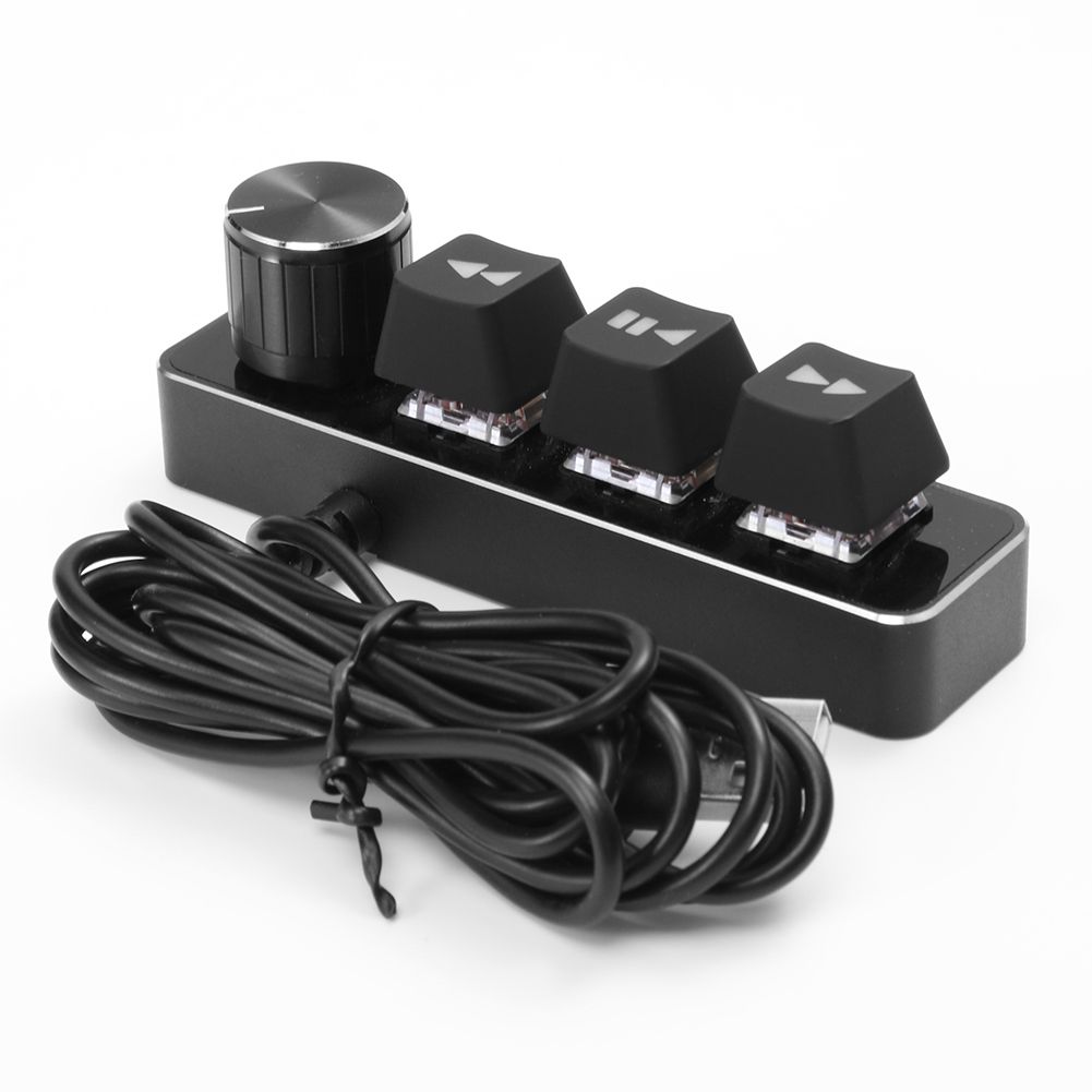 Mini-clavier de jeu RGB  3 touches, Macro-programmation, de... - 3