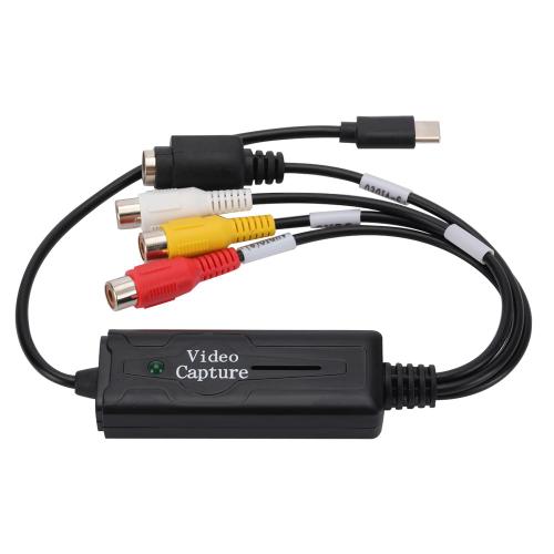 Carte d'acquisition Audio-vidéo USB 3.1, adaptateur, facile à utiliser pour Windows, pour CCTV, DVD, VCD, MP4