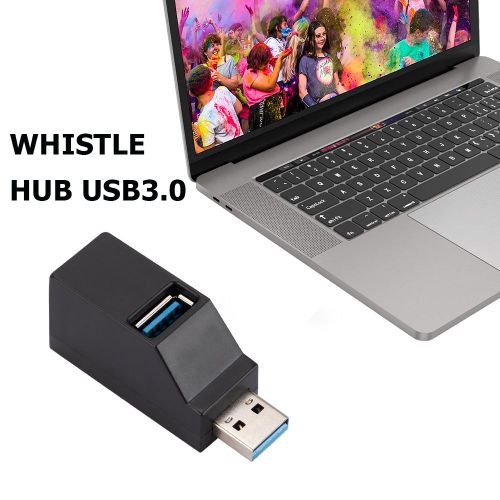 Mini USB 3.0 Adaptateur de moyeu 3 Ports Répartiteur USB Hub Haute Vitesse U Disque Lecteur USB 2.0 pour Ordinateur Portable PC Mac Accessoires