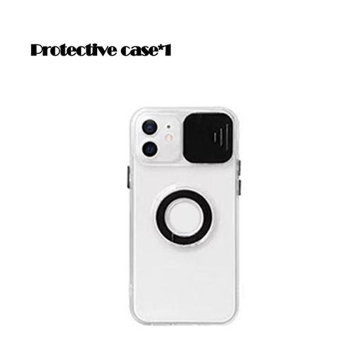 Coque Arrière Antichoc Avec Anneau De Protection De Caméra Pour Iphone, Compatible Modèles 12, 11, 13 Pro Max, Xr, Xs Max, X, 7, 8 Plus, 13