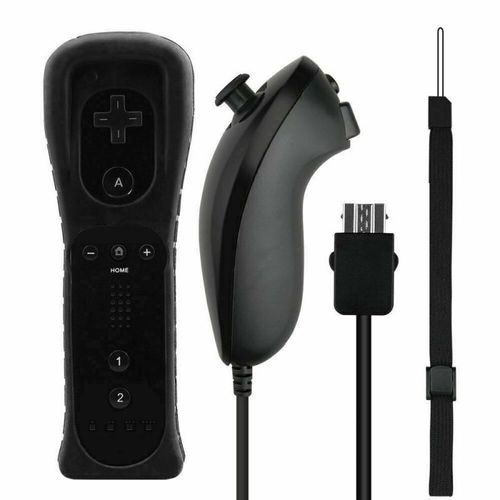 Manette De Jeu À Distance Sans Fil Pour Nintendo Wii, Manette Avec Étui De Protection