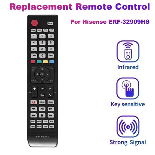 Télécommande de remplacement pour Hisense ERF-32909HS TV - 2