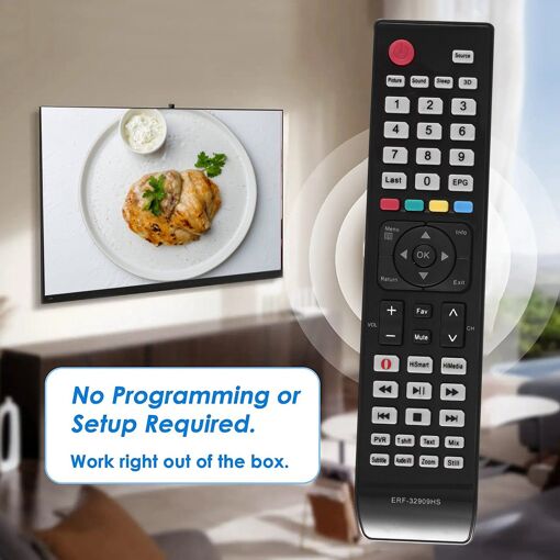 T�l�commande de remplacement pour Hisense ERF-32909HS TV - 3