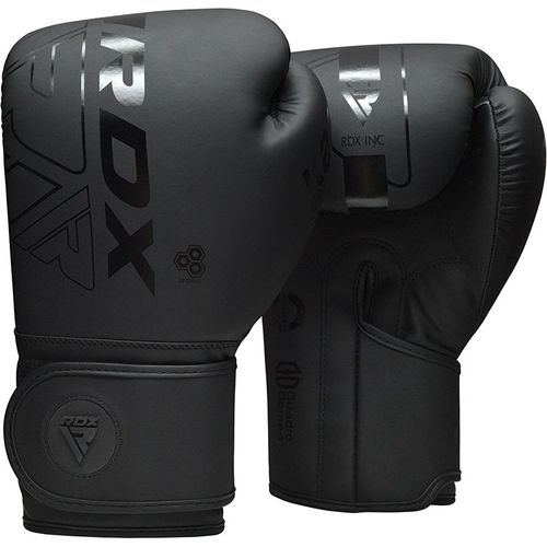 Rdx F6 Kara Gants De Boxe Noir 16oz Cuir Pu Bgr-F6mb-16oz
