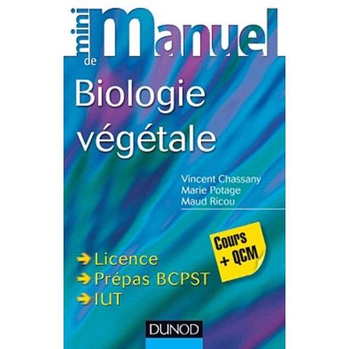 Mini Manuel De Biologie Végétale