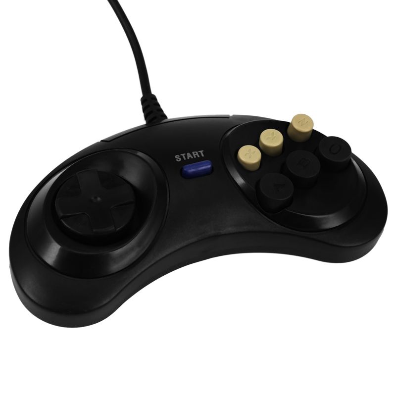 Manette De Jeu Rtro Classique  6 Boutons, Avec Poigne Fil... - 3