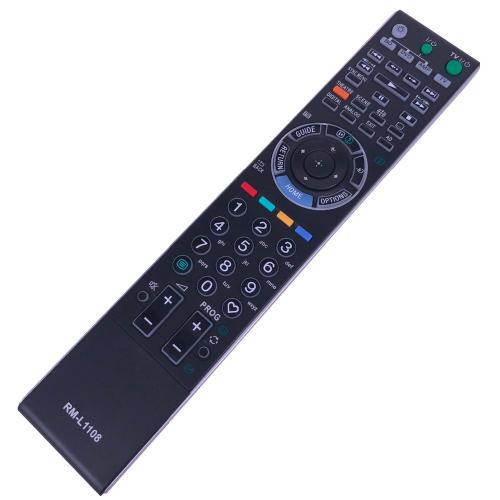 Télécommande avec rétro-éclairage, pour SONY RM-L1108 BRAVIA TV W/XBR/Series LCD TV KLV-52W300A KDL-40W3000 RM-GA017 RM-YD017