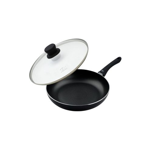 Elo 9905650 Lot De Poêle Et Couvercle De 20 Cm, Poêle À Frire, Poêle Induction, Poêle De Cuisine, Aluminium Pressé, 20 Cm