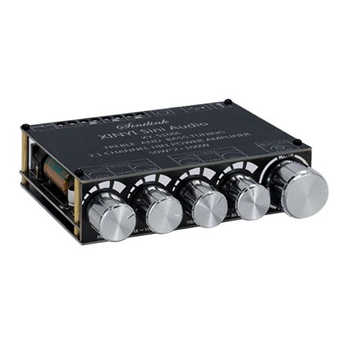 carte d'amplificateur de caisson de basses stéréo, Bluetooth 5.0, 2.1 canaux, puissance Audio, haut-parleur 50W x 2 + 100W, ampli XY-S100L