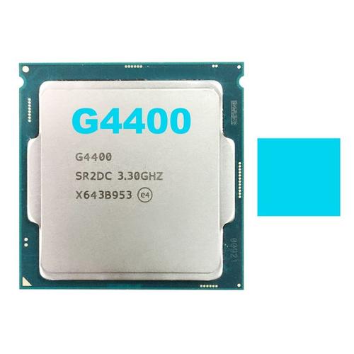 Processeur double c¿ur 3.3Ghz G4400 + tampon thermique, carte mère pour Pentium G4400 B250 B250C BTC, 3 mo, LGA1151