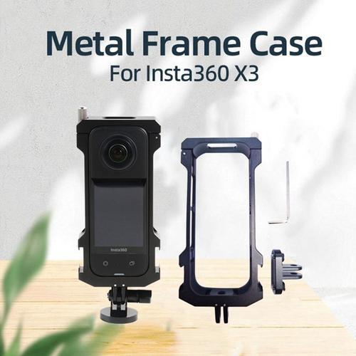 Cage à lapin pour caméra d'action Insta360 X3, accessoires de cadre  d'extension de protection