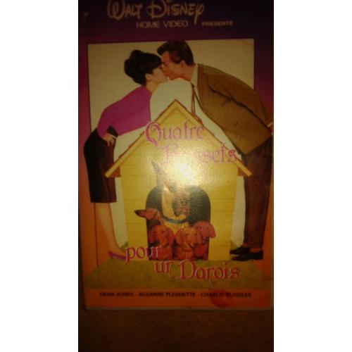 Vhs Disney (4 Bassets Pour 1 Danois)... Rare