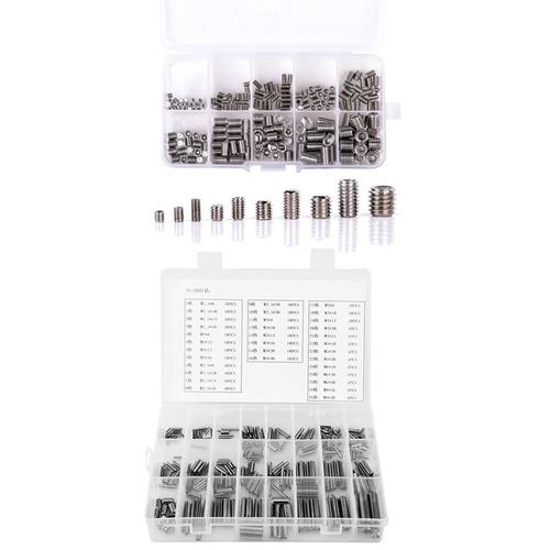 vis à billes en acier inoxydable 200, 304 pièces, à douille hexagonale et 280 pièces, goupilles cylindriques élastiques de Tension à ressort