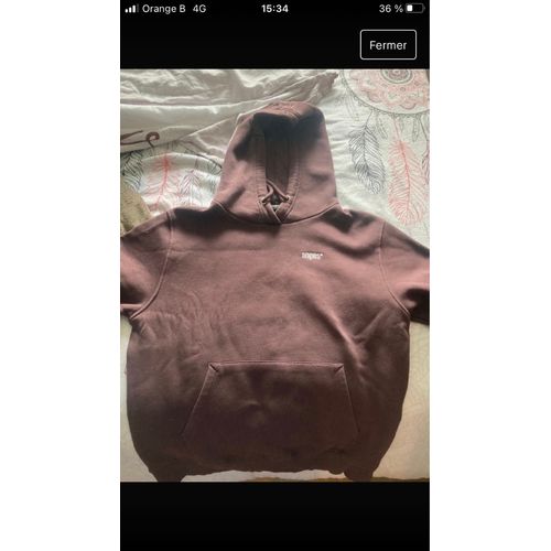 Sweat À Capuche Snipes Brun