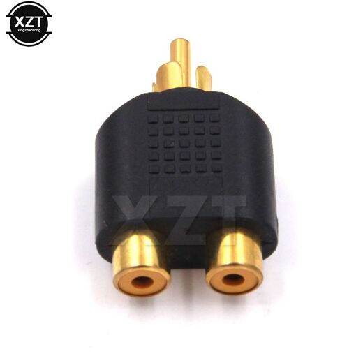 Adaptateur séparateur de Phono, 1 pièce, 2 prises RCA à 1 prise Pho...