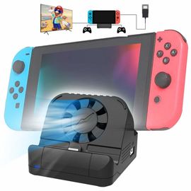 Support De Charge Adaptateur Compatible Hdmi, Station D'accueil Portable Avec Ventilateur De Refroidissement Pour Nintendo Switch, Port Usb 3.0