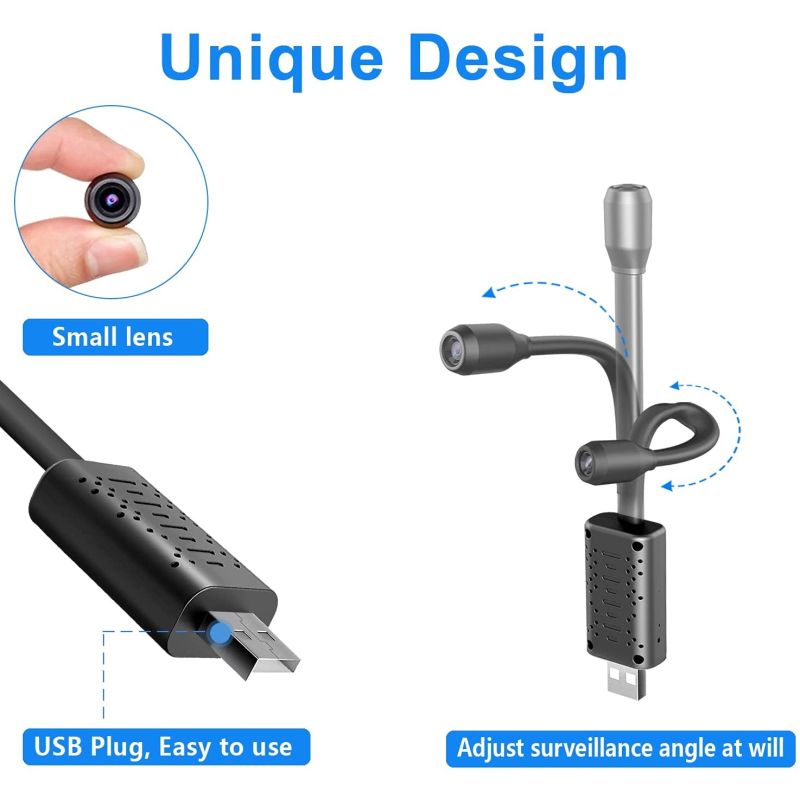 Mini moniteur sans fil avec dtection de mouvement, camra W... - 4