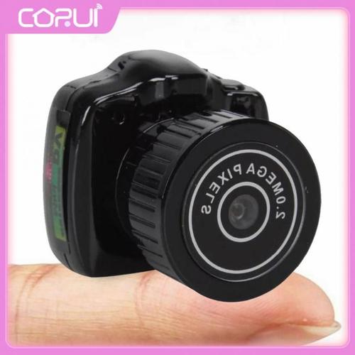Mini caméra audio/vidéo HD étanche, noire, avec microphone, pour le sport, sécurité secrète, Y2000