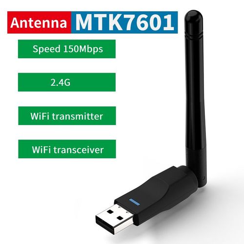 Antenne 2.4g pour PC, accessoires informatiques, récepteur Lan Wi-fi, stérilisation USB 11n/g/b, adaptateur Ethernet Wifi pour Windows Linux 150mbps