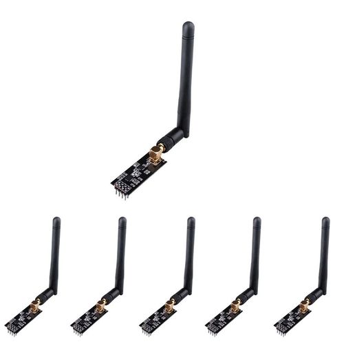 Émetteur-récepteur sans fil NRF24L01 + PA + LNA, Module émetteur-récepteur RF 2.4G 1100M pour Arduino, 6 pièces