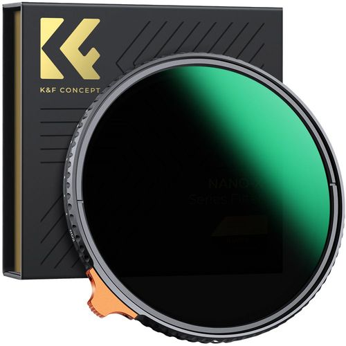 K & F Concept Character-X Filtre ND à ND2-N400 variable 37-105mm Réglable melon al Densité Caméra Objectif Filtre 28 couches revêtues étanche - Type [Nona-X ND2-400]-72mm
