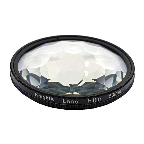 KnPackage-Kaléidoscope pour appareil photo Sony et IL Eos,filtre de photographie,prisme Pound,accessoires X,49mm,52mm,55mm,58mm,67mm - Type 58mm Kaleidoscope-49mm Adapter