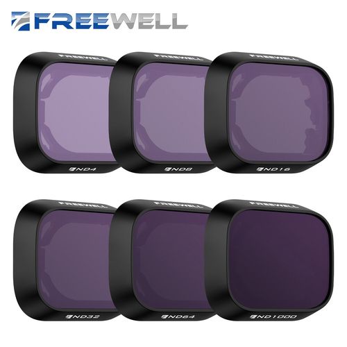 Professional Drone Nd Filtre,Accessoires De Filtre Pour Dji Mini 3,Mini 3 Pro,Nd4,Nd8,Nd16,Nd32,Nd64,Nd1000 Drones,6 Pièces Par Ensemble-Generique