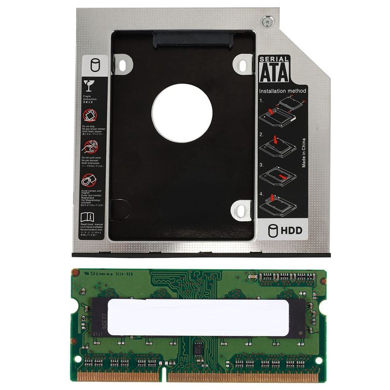 Plateau De Disque Dur Universel Pour Caddie, 9.5mm, Avec 2 G...