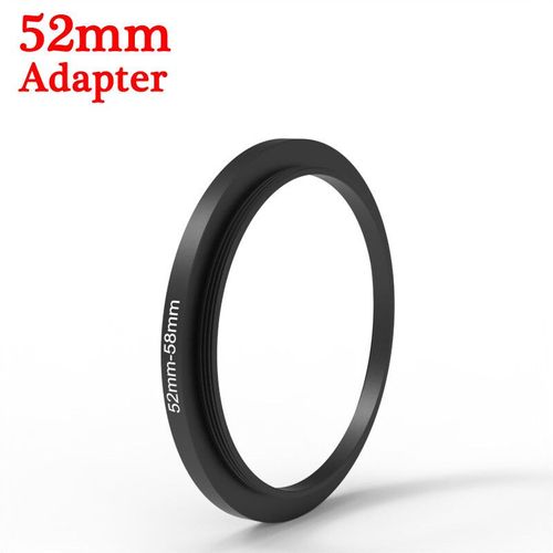KnPackage-Kaléidoscope avec filtre d'objectif d'appareil photo,prisme coloré,58mm,adapté pour IL,Eos,Sony,Nikon,400d,d5100,50d,sous d,18-135,d70,200d,24-105 - Type 52mm Adapter