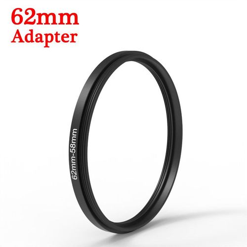 KnPackage-Kaléidoscope avec filtre d'objectif d'appareil photo,prisme coloré,58mm,adapté pour IL,Eos,Sony,Nikon,400d,d5100,50d,sous d,18-135,d70,200d,24-105 - Type 62mm Adapter
