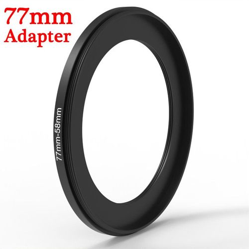KnPackage-Kaléidoscope avec filtre d'objectif d'appareil photo,prisme coloré,58mm,adapté pour IL,Eos,Sony,Nikon,400d,d5100,50d,sous d,18-135,d70,200d,24-105 - Type 77mm Adapter