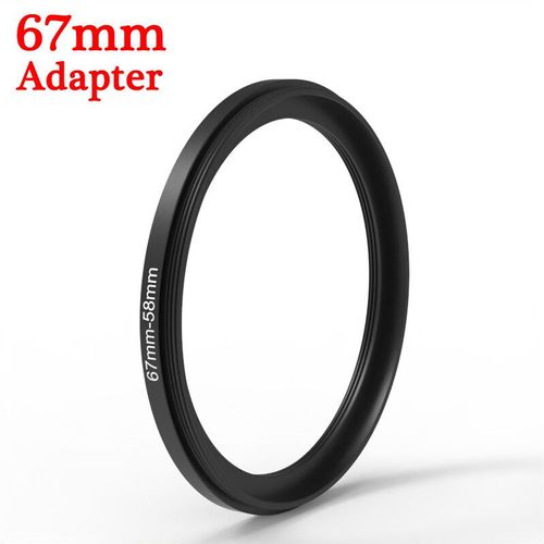 KnPackage-Kaléidoscope avec filtre d'objectif d'appareil photo,prisme coloré,58mm,adapté pour IL,Eos,Sony,Nikon,400d,d5100,50d,sous d,18-135,d70,200d,24-105 - Type 67mm Adapter