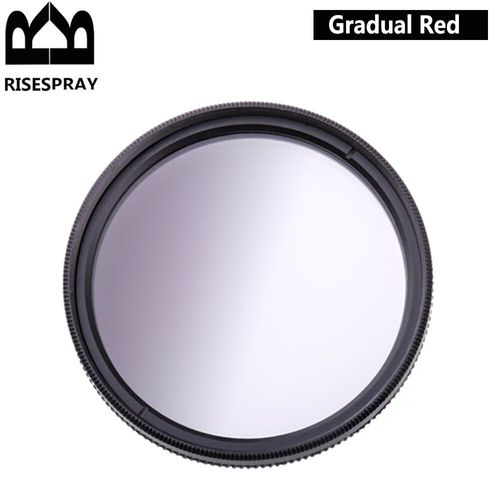 RISE(UK)-Filtre d'objectif pour appareil photo UV FLD CPL Nwiches,volontairement 4 documents,appareil photo pour IL,Sony,Nikon,Olympus,Panasonic,49mm,52mm,55mm,58mm,62mm,67 - Type Gradual gray-55mm