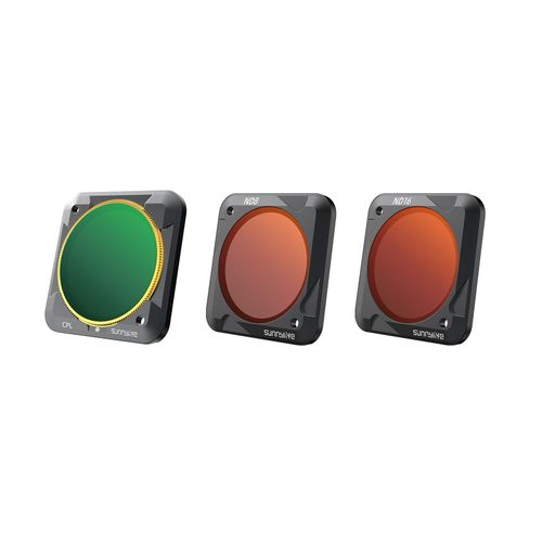 Ensemble De Filtres De Plongée Pour Dji Osmo Action2 Cpl Mcuv,Lentille Rouge,Violet Et Rose,Accessoires Pour Drone Dji Action 2 - Type 3in1 #B-Generique
