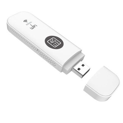Modem WIFI 4G USB 150Mbps, avec emplacement pour carte SIM, 4G LTE, Dongle sans fil pour voiture, Support B28, bande européenne blanche