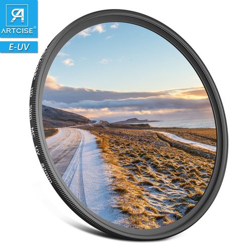 filtre UV pour photographie MC HD,accessoires pour appareil photo ultra-mince 37-82mm pour Canon Nikon DSLR SLR - Type 46mm