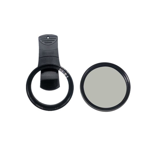 Clip d'objectif de caméra Mobile universel 52mm avec Kit de filtres UV CPL de couleur pour iPhone Huawei Samsung Xiaomi Android IOS - Type CPL filter Kit A-52mm