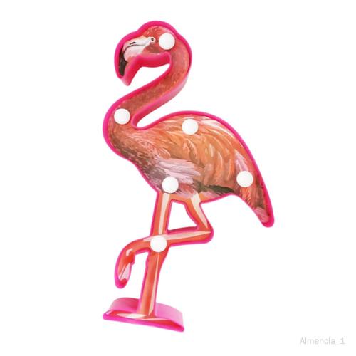 Flamingo Chambre Lampe Led Veilleuse Moderne Pratique Lampe De Chevet D'été Durable Maison Pour Café Fête D'anniversaire Bar Nouvel An Ornement A