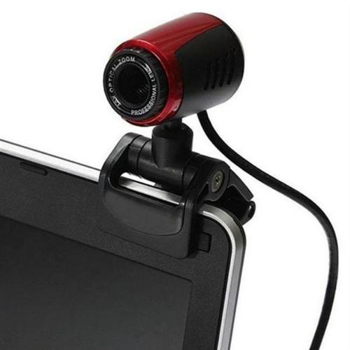 Webcam avec micro pour ordinateur portable et de bureau, caméra vidéo USB numérique Skype prometteuse