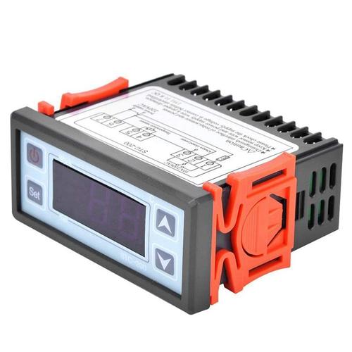 Thermostat numérique 2X STC-200, micro-ordinateur, contrôleur de température pour réfrigération et chauffage, ac 220v