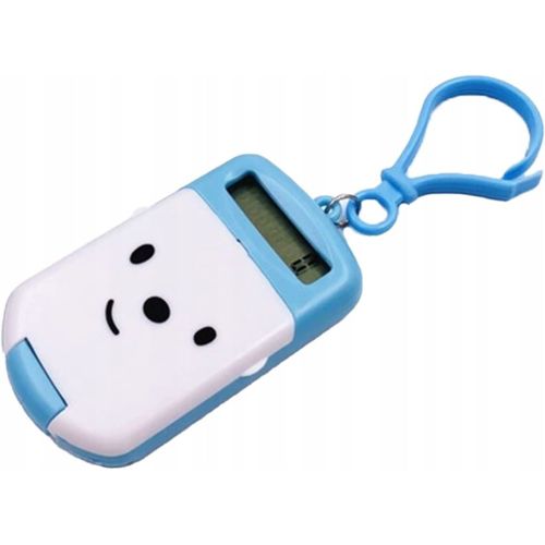 Mini calculatrice de poche basique avec porte-clés