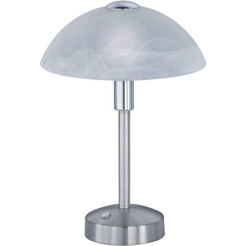 Trio Leuchten 525790107 Lampe De Table, Métal, 4 W, Nickel Mat