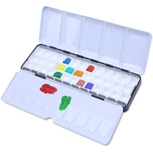 Art Metal-Palette D'interconnexion Pour Artiste,18/S,Grande Palette D'interconnexion Avec 37 Pièces,Demi-Casseroles,Africinterconnexion - Type Medium 37pcs Pans