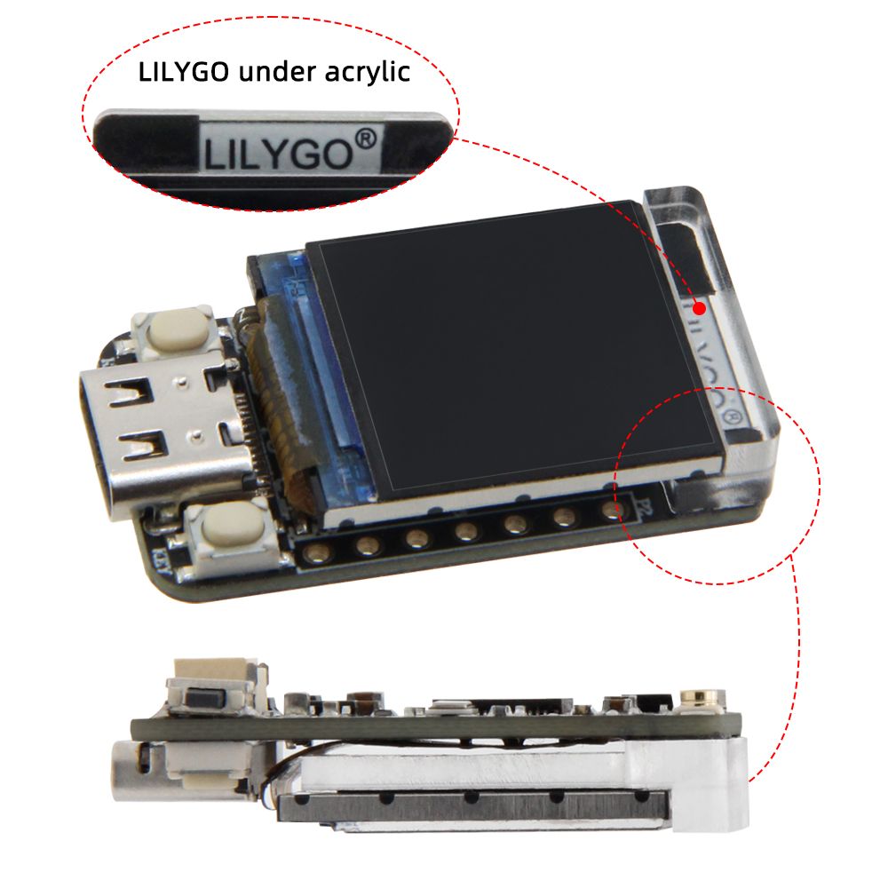 T-QT V1.1 ou Pro ESP32-S3 GC9knit 0.85 pouces LCD Display Te... - 3