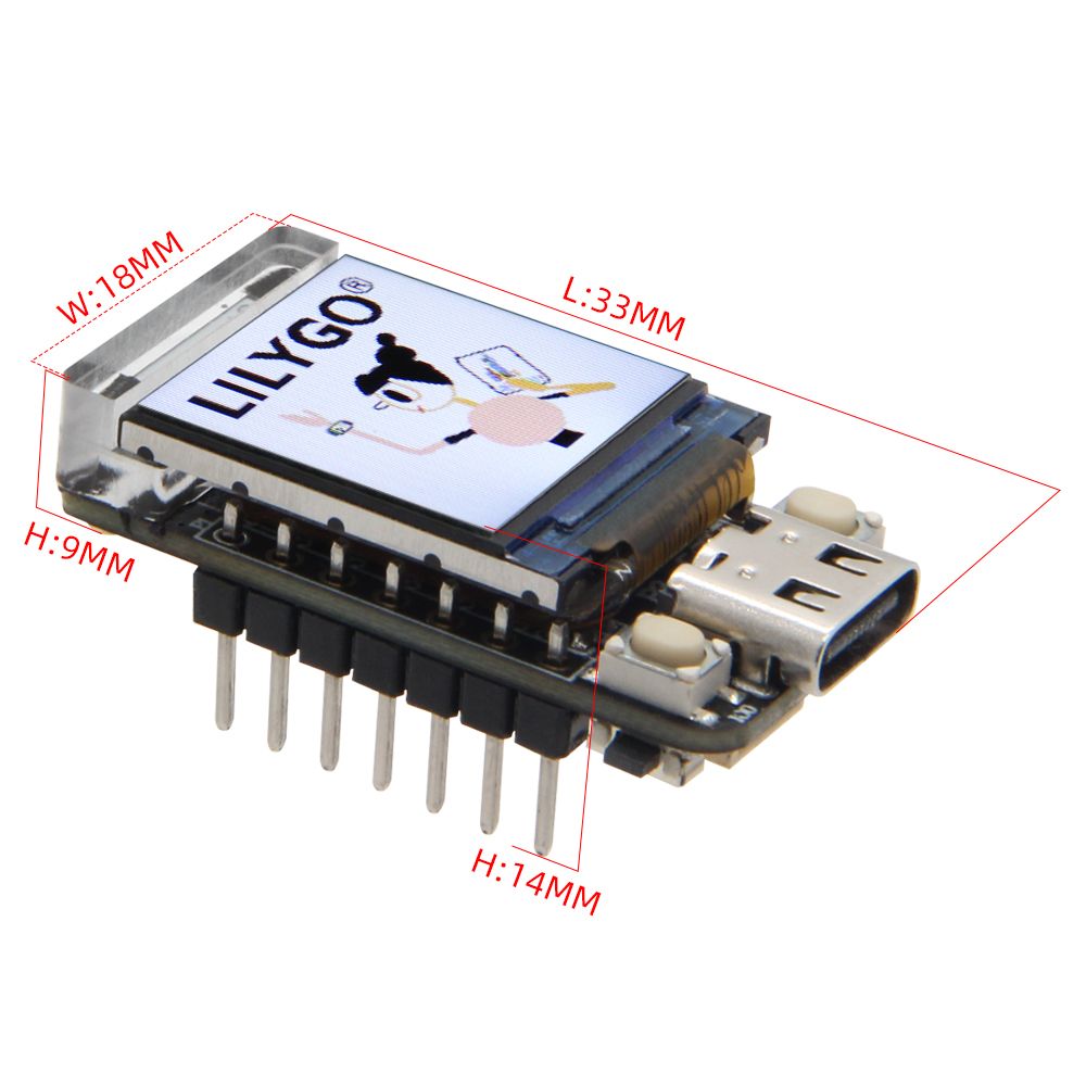 T-QT V1.1 ou Pro ESP32-S3 GC9knit 0.85 pouces LCD Display Te... - 4