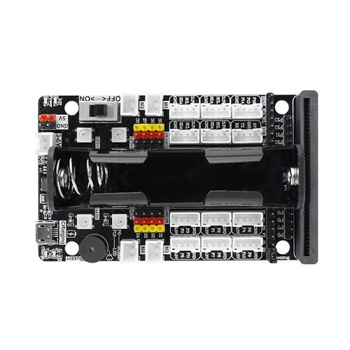 Carte D'extension Micro:Bit Pour Moteur, Carte De Pilote De Développement Servo Pour Programmation Python Capteur Microbit
